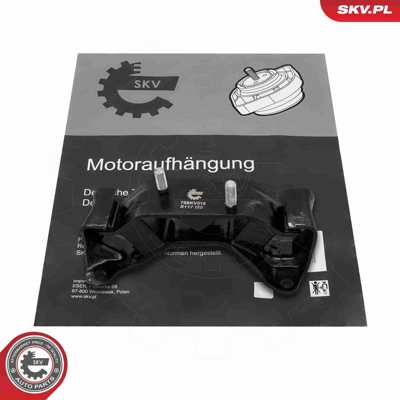 ESEN SKV 75SKV518 Mounting, engine