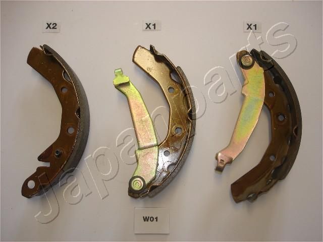 JAPANPARTS DAEWOO щоки гальмівні задн.Matiz 0,8/1,0 98-