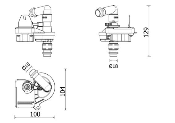 Product Image - Magneetklep, airco - AVS7000P - MAHLE