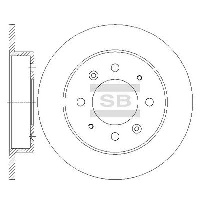 Гальмівний диск, Hi-Q SD2041