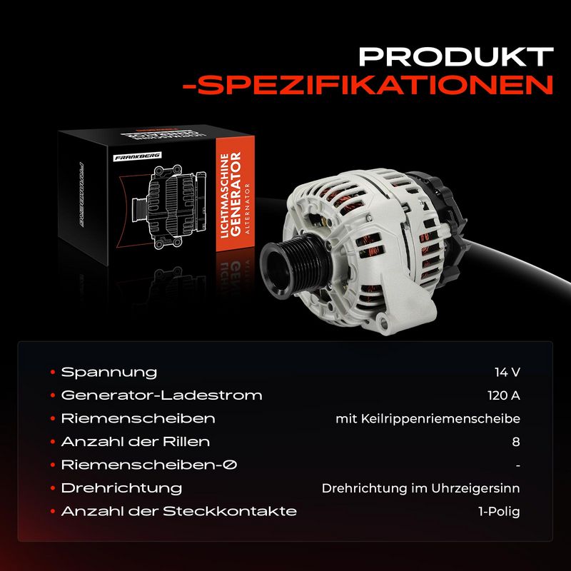 Frankberg 5481FB0061594 Alternator