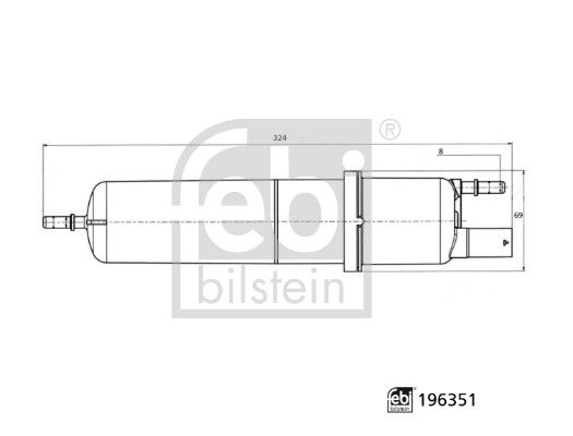 Febi Bilstein Fuel Filter 196351