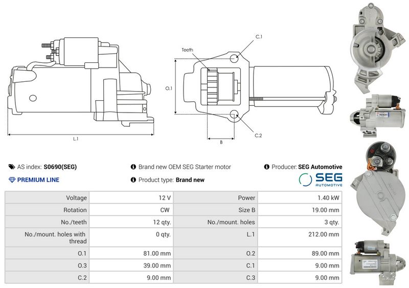 AS-PL S0690(SEG) Starter