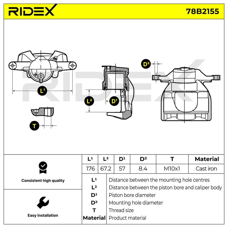 спирачен апарат RIDEX