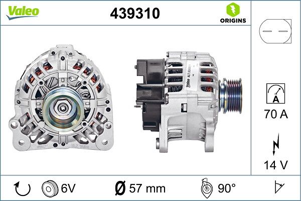 VALEO 439310 - Generatorius