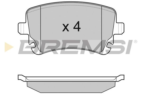 тормозные колодки зад. T5 03-(TRW)