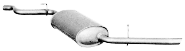 Silenciador posterior