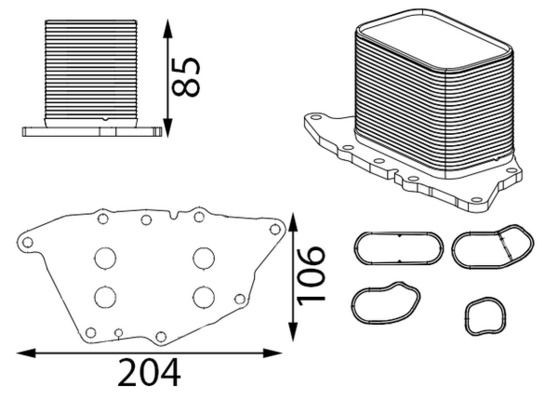Ölkühler, Motoröl