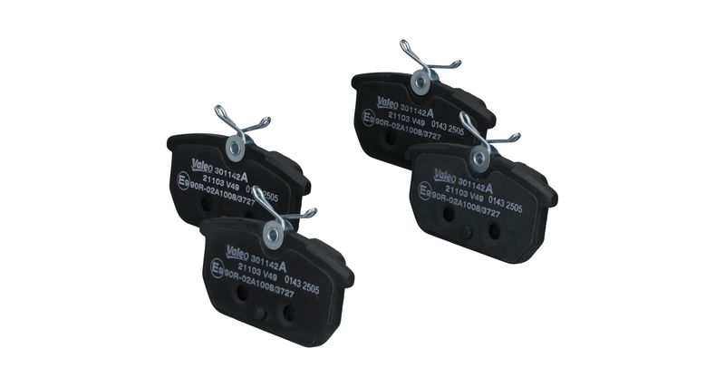 Piduriklotsi komplekt, ketaspidur, VALEO 301142A