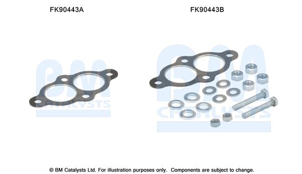 BM CATALYSTS szerelőkészlet, katalizátor FK90443