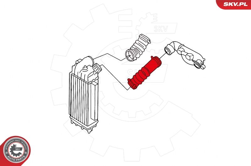 ESEN SKV 24SKV727 Charge Air Hose