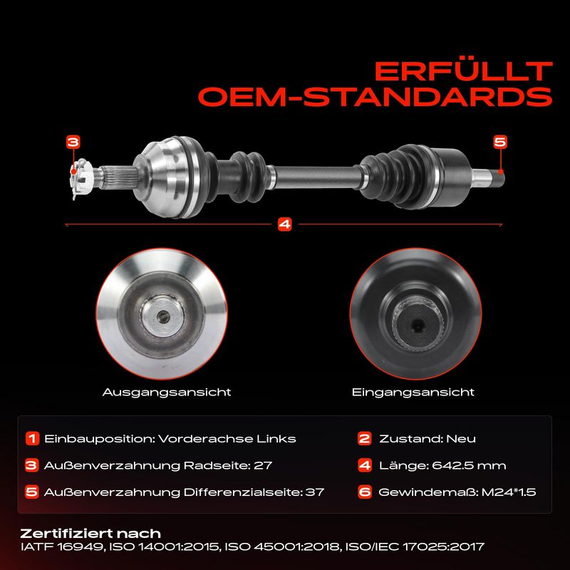 Frankberg 5481FB0010655 Drive Shaft