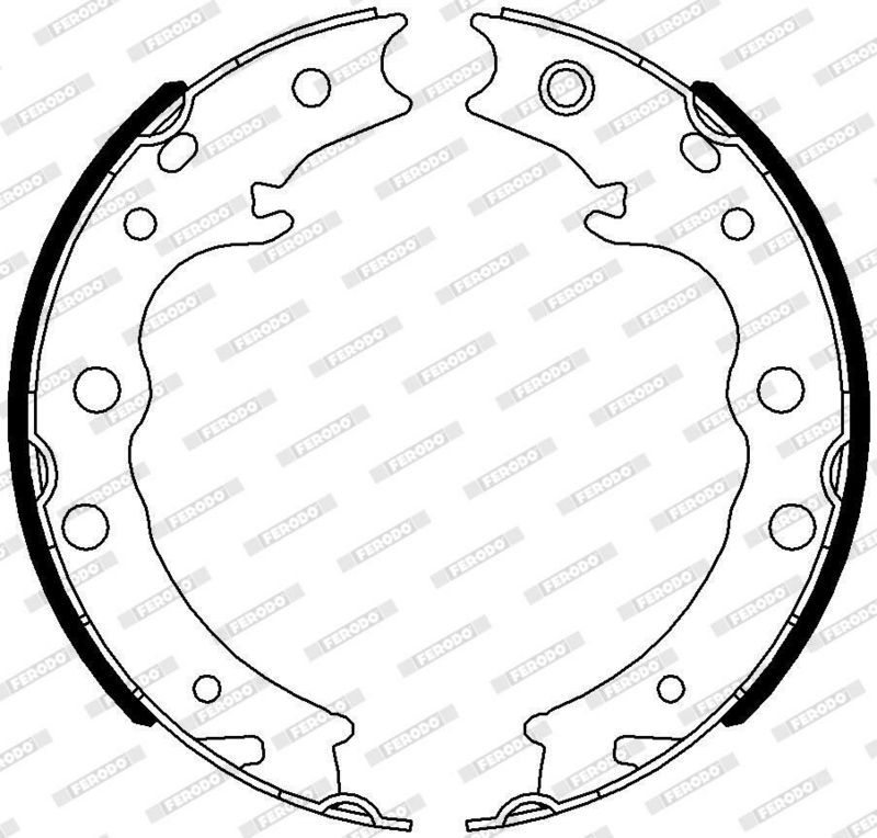 Juego de zapatas de frenos