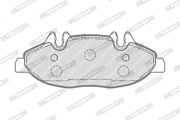 FERODO FVR1493 Brake Pad Set, disc brake