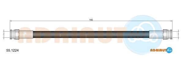 Гальмівний шланг, Adriauto 55.1224