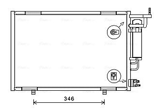 AVA QUALITY COOLING kondenzátor, klíma FD5615D