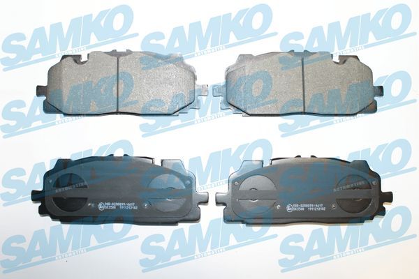 Комплект гальмівних накладок, дискове гальмо, Samko 5SP2102