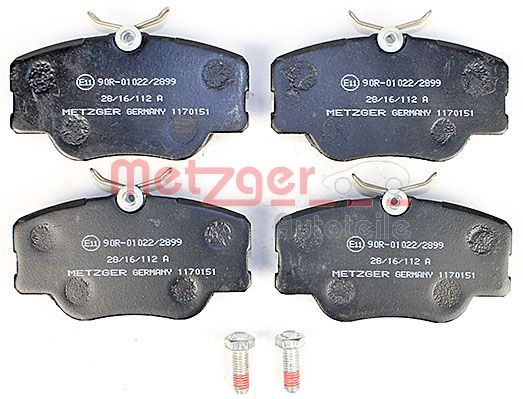 METZGER 1170151 Brake Pad Set, disc brake