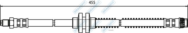 APEC Brake Hose BHO4125