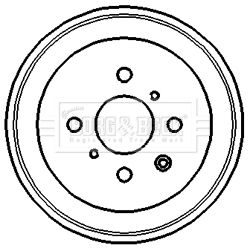 Гальмівний барабан, Borg & Beck BBR7120