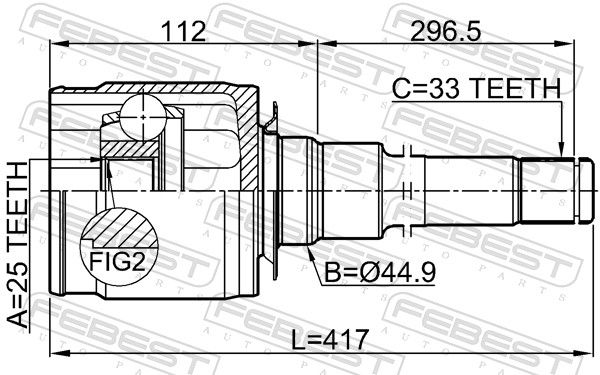 This part match OEM code: 1673308601