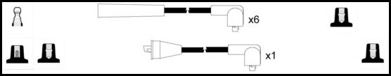 Juego de cables de encendido