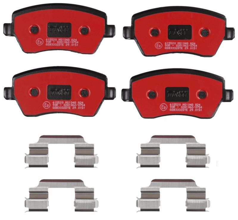 TRW GDB3332DTE Brake Pad Set, disc brake