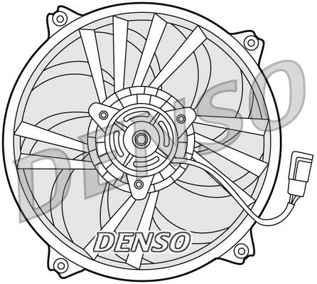 DENSO ventilátor, motorhűtés DER21015