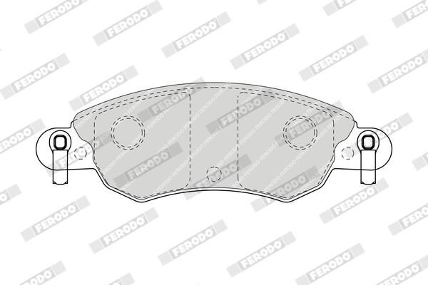 FERODO FDB1410 Brake Pad Set, disc brake