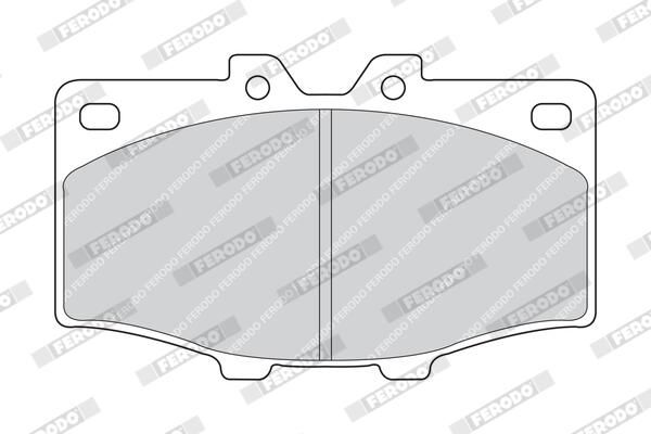 FERODO Plaquettes de frein à disque FDB288