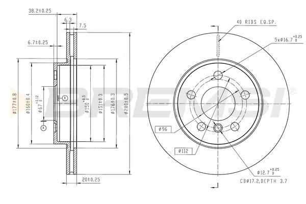This part match OEM code: 34116861649