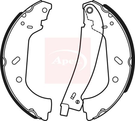 APEC Brake Shoe Set SHU768