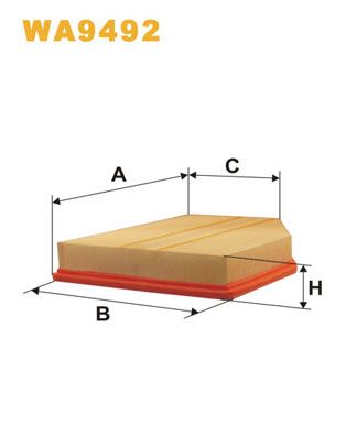Повітряний фільтр, Wix Filters WA9492