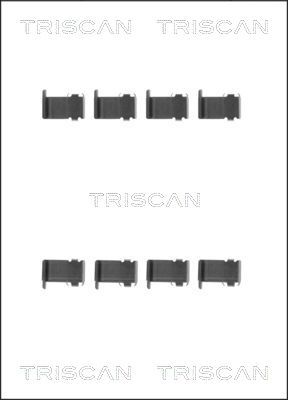 TRISCAN tartozékkészlet, tárcsafékbetét 8105 101597