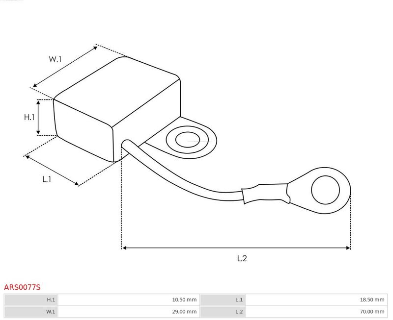 AS-PL ARS0077S Repair Set, alternator