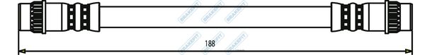 APEC Brake Hose BHO4067
