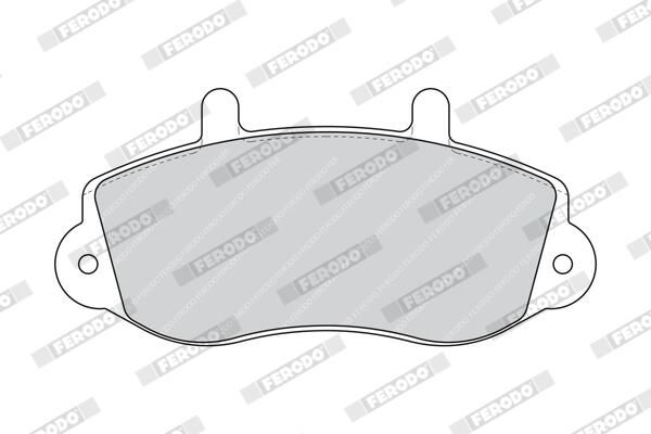 FERODO FVR1292 Brake Pad Set, disc brake