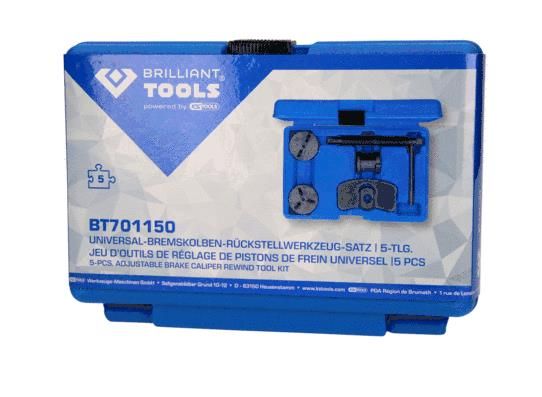Pöörde-, tagasitõmbetööriistakomplekt, pidurisadulakolb, KS TOOLS BT701150