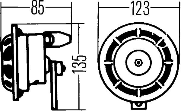 Гудок, Hella 3AF003399-041