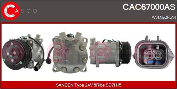 Kompresor, klimatizace CAC67000AS
