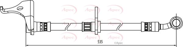 APEC Brake Hose HOS3987