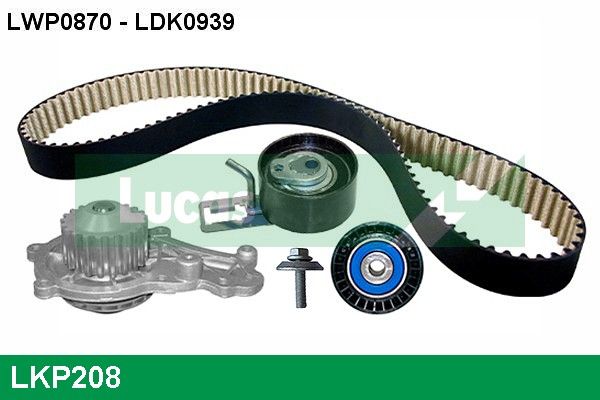 LUCAS Vízpumpa + fogasszíj készlet LKP208
