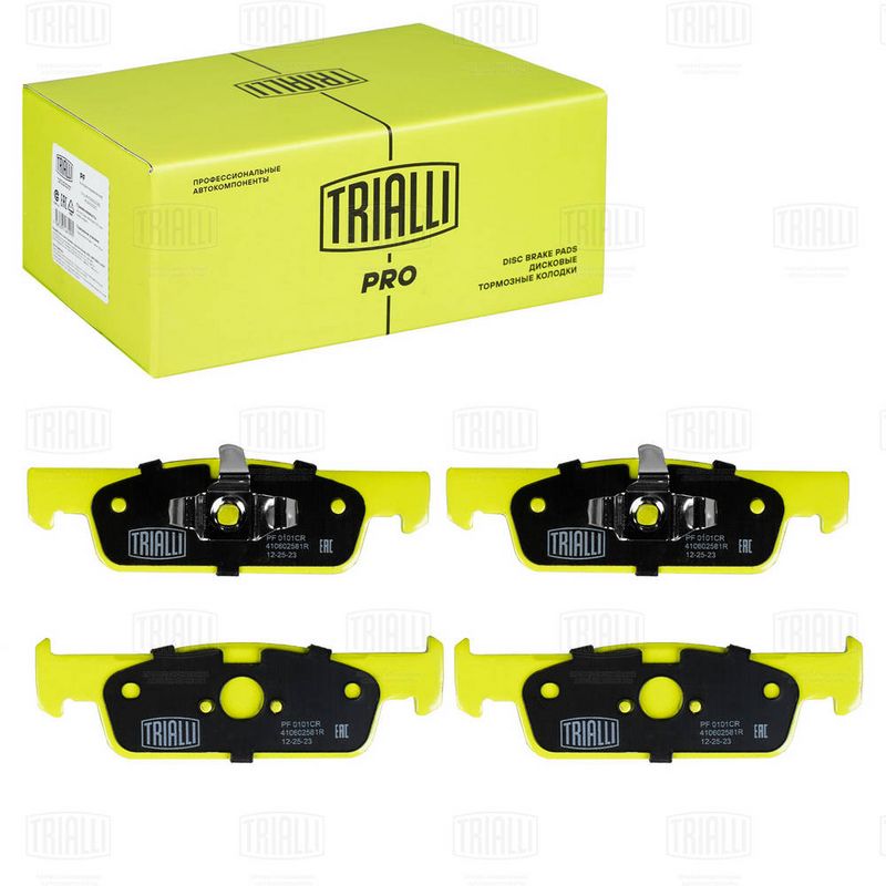 TRIALLI PF0101CR Brake Pad Set, disc brake