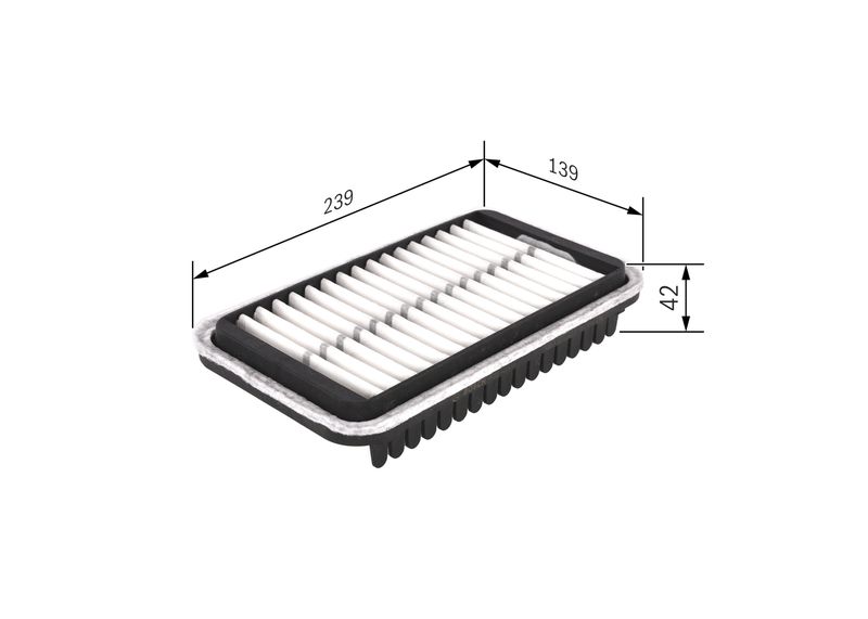 BOSCH F 026 400 418 Air Filter