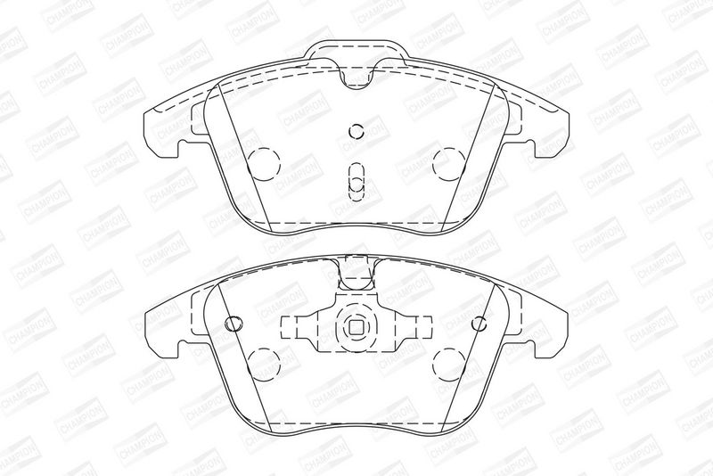 CHAMPION Plaquettes de frein à disque 573201CH