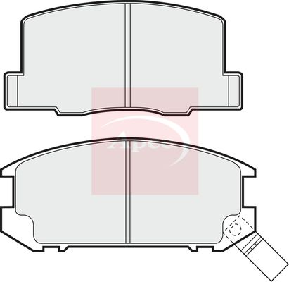 APEC Brake Pad Set, disc brake PAD499