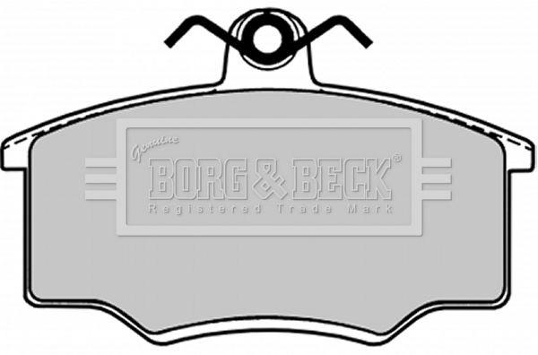 BORG & BECK fékbetétkészlet, tárcsafék BBP1103