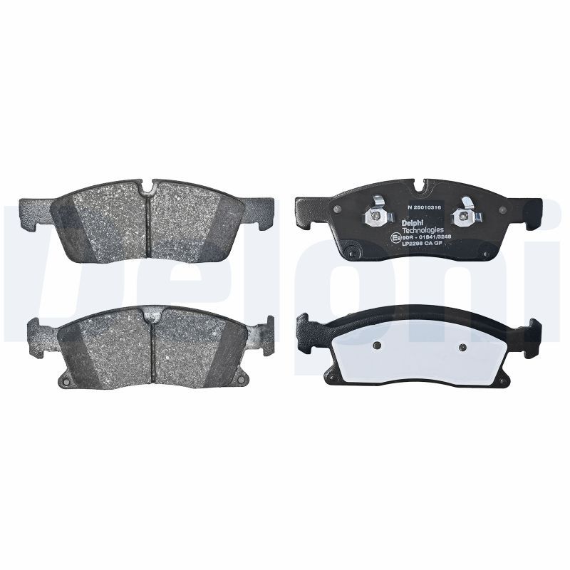 Remblokken set Voor (met een dempingskussen), past: MERCEDES GL (X166), GLE (C292), GLE (W166), GLS (X166), M (W166)  DODGE DURANGO  JEEP GRAND CHEROKEE IV 2.2D-6.4 11.10-