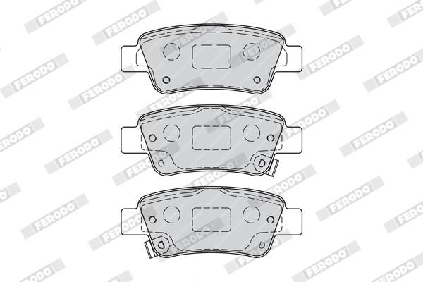 FERODO Plaquettes de frein à disque FDB4233