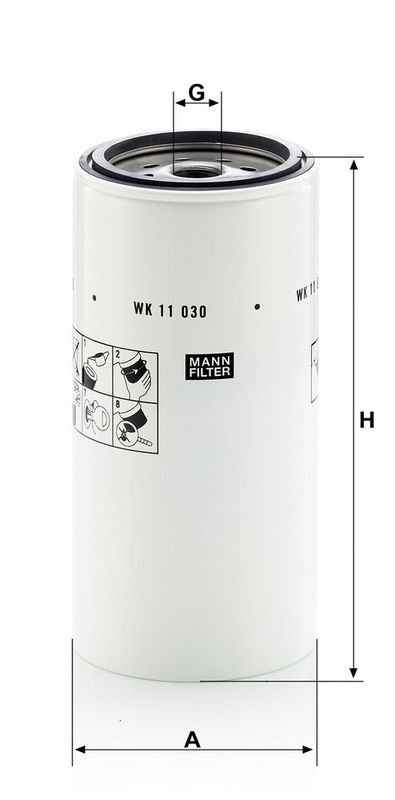 MANN-FILTER WK11030x Fuel Filter